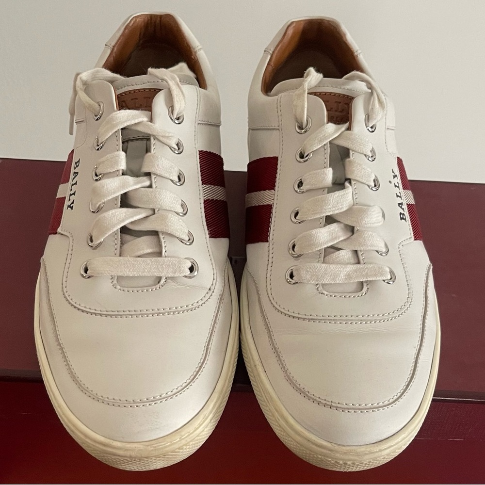 Pair of Bally sneaker slightly used comes with box and dust bag